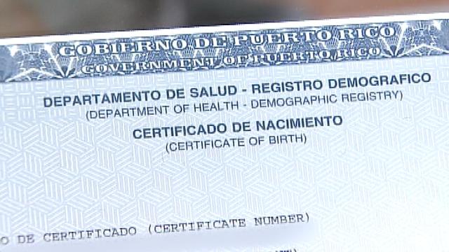 Certificado de Nacimiento