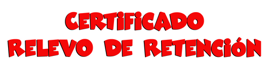 Certificado de Relevo de Retención