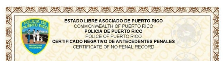 Certificado de Antecedentes Penales